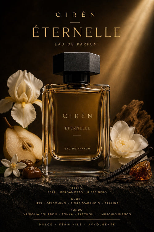 CIRÉN ÉTERNELLE Eau de Parfum bottle — timeless floral gourmand fragrance