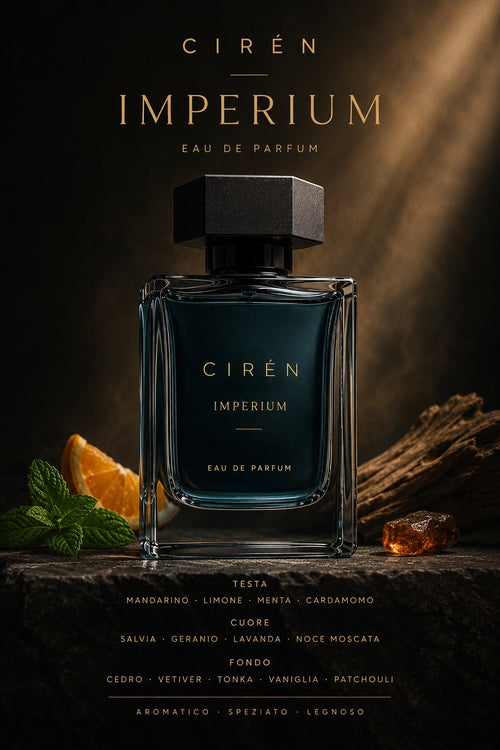 CIRÉN IMPERIUM Eau de Parfum bottle — spicy woody fragrance
